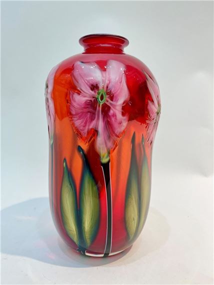 MULTI-FLORA VASE, 1990 by Charles Lotton, 1990