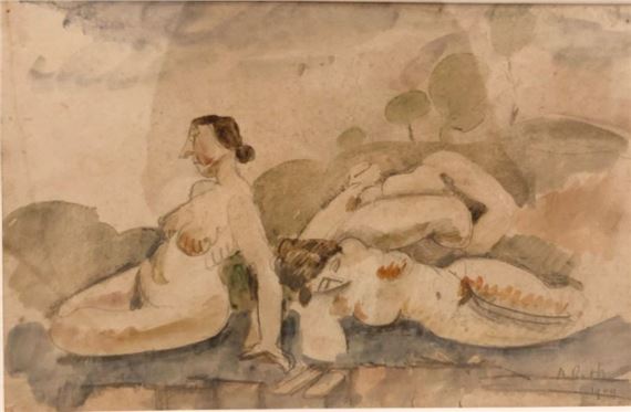 Baigneuses by Alfred Reth, 1909