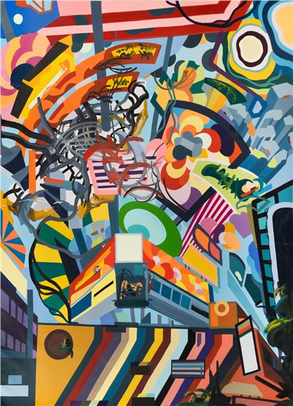 Untitled (dawn) by Franz Ackermann, 2001