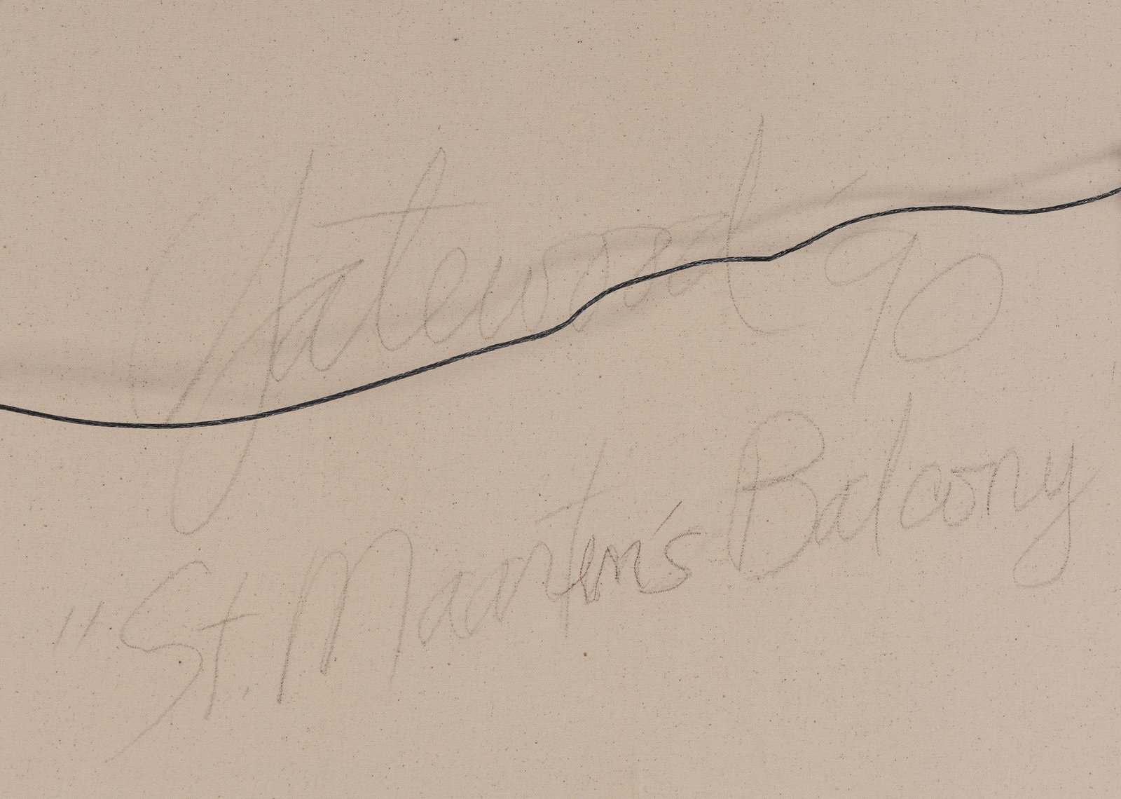 Artwork by Maud Gatewood, St. Maarten's Balcony, Made of acrylic on canvas