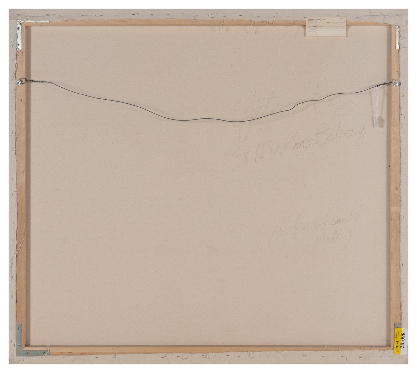 Artwork by Maud Gatewood, St. Maarten's Balcony, Made of acrylic on canvas