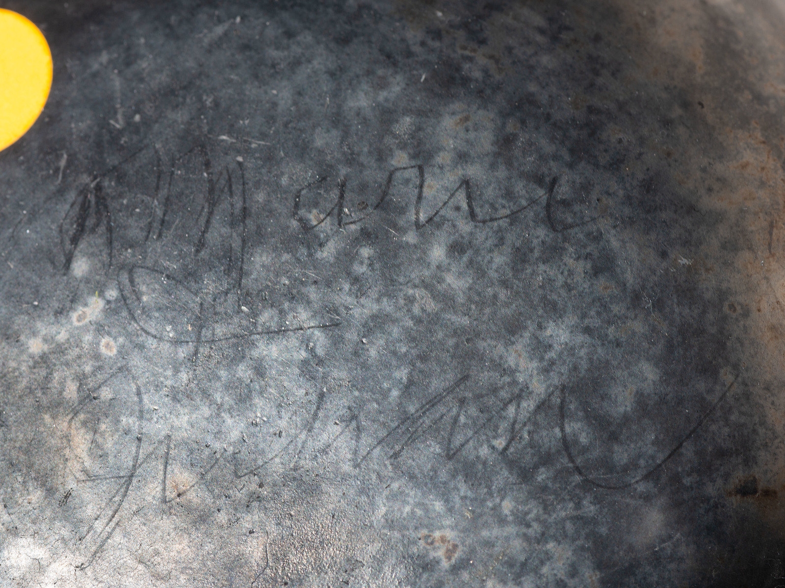 Artwork by Maria Montoya Martinez, Untitled, Made of Blackware Pottery one with light gunmetal finish