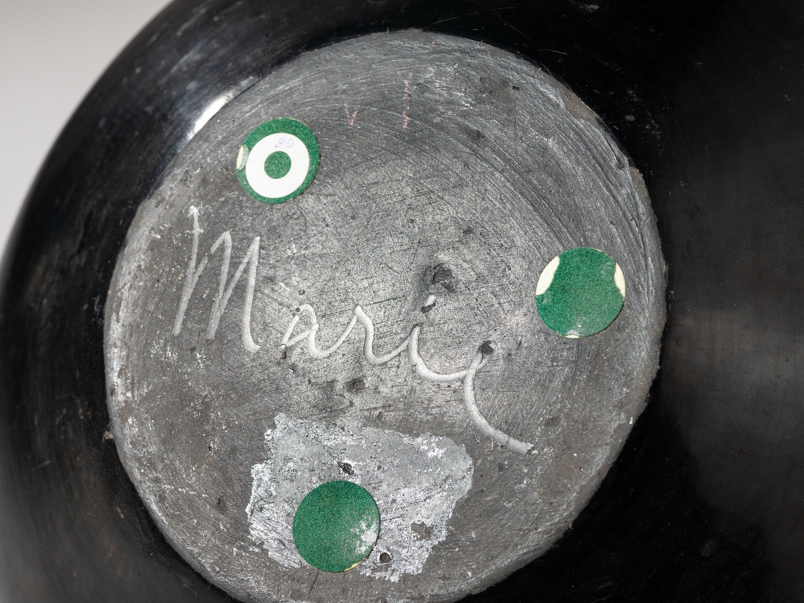 Artwork by Maria Montoya Martinez, Untitled, Made of Blackware Pottery