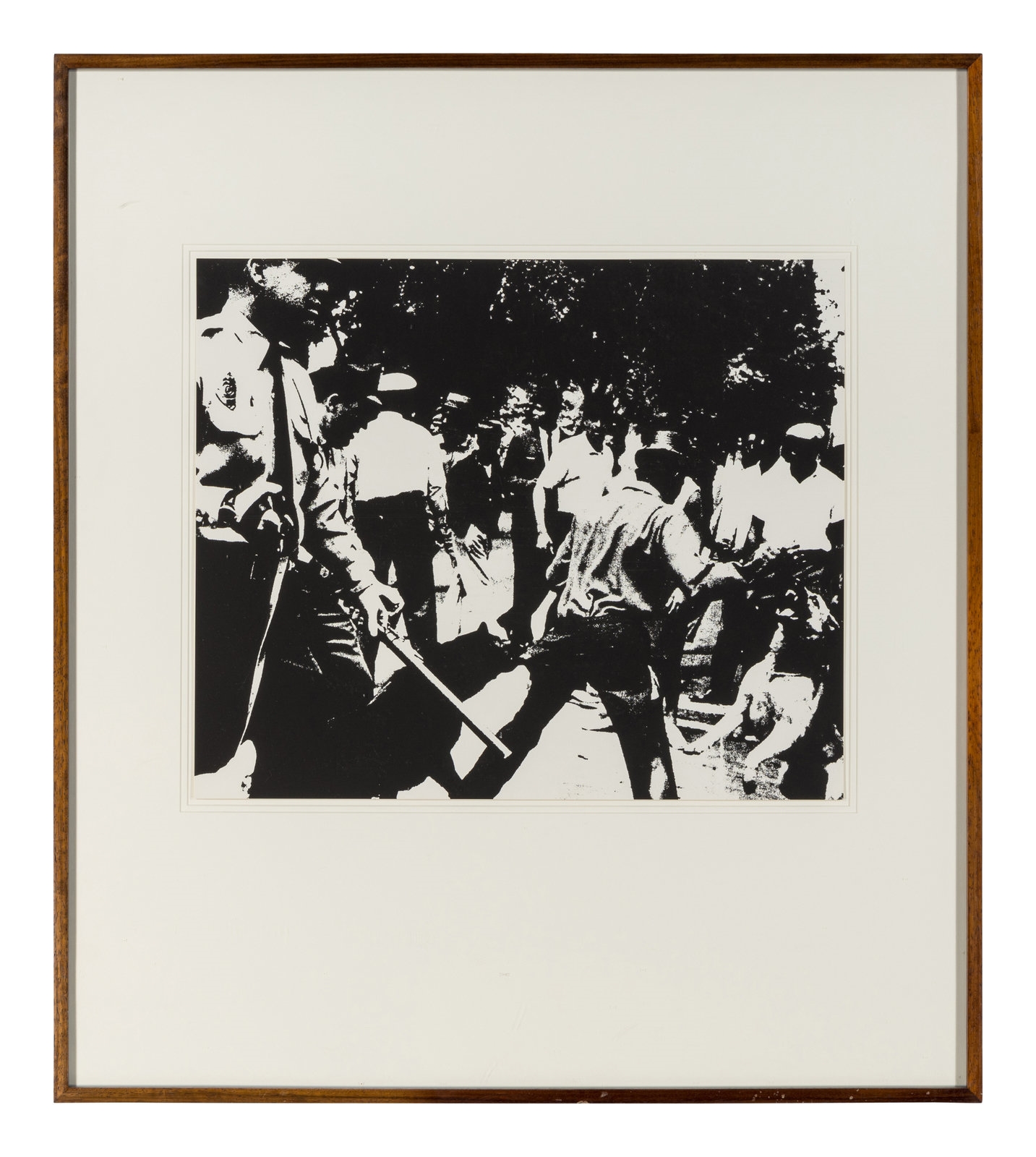 Andy Warhol | Birmingham Race Riot (from X + X (Ten Works by Ten ...