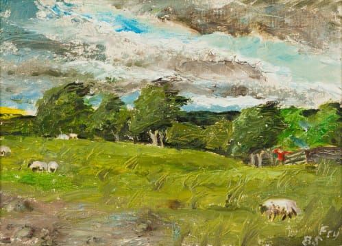 Storm over Cotherstone - Edwin Maxwell Fry