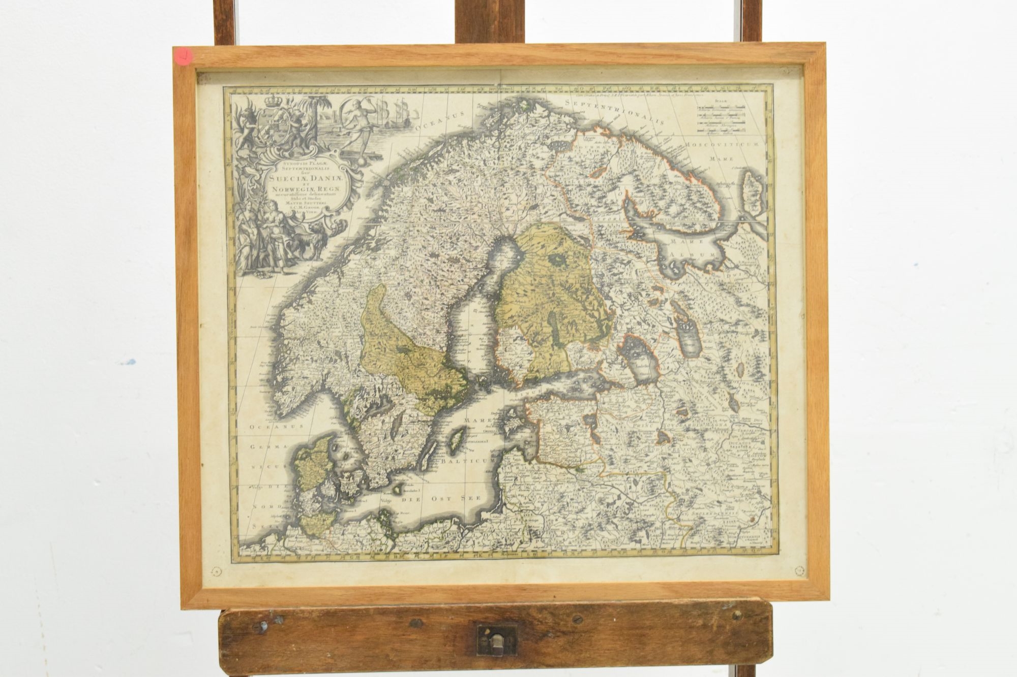 Georg Matthäus Seutter | map of Scandinavia | MutualArt