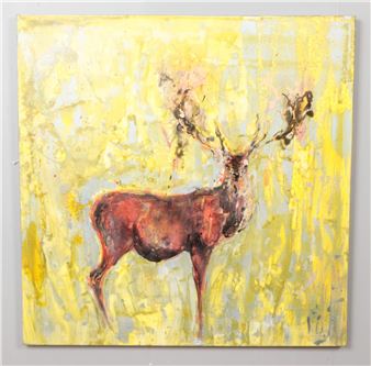 study of a Stag. - Andrew Coombes