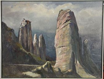 Convent of Meteora in Greece. - Jean Dulac