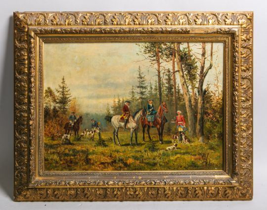 Rast bei der Jagd - Eugen von Kramer