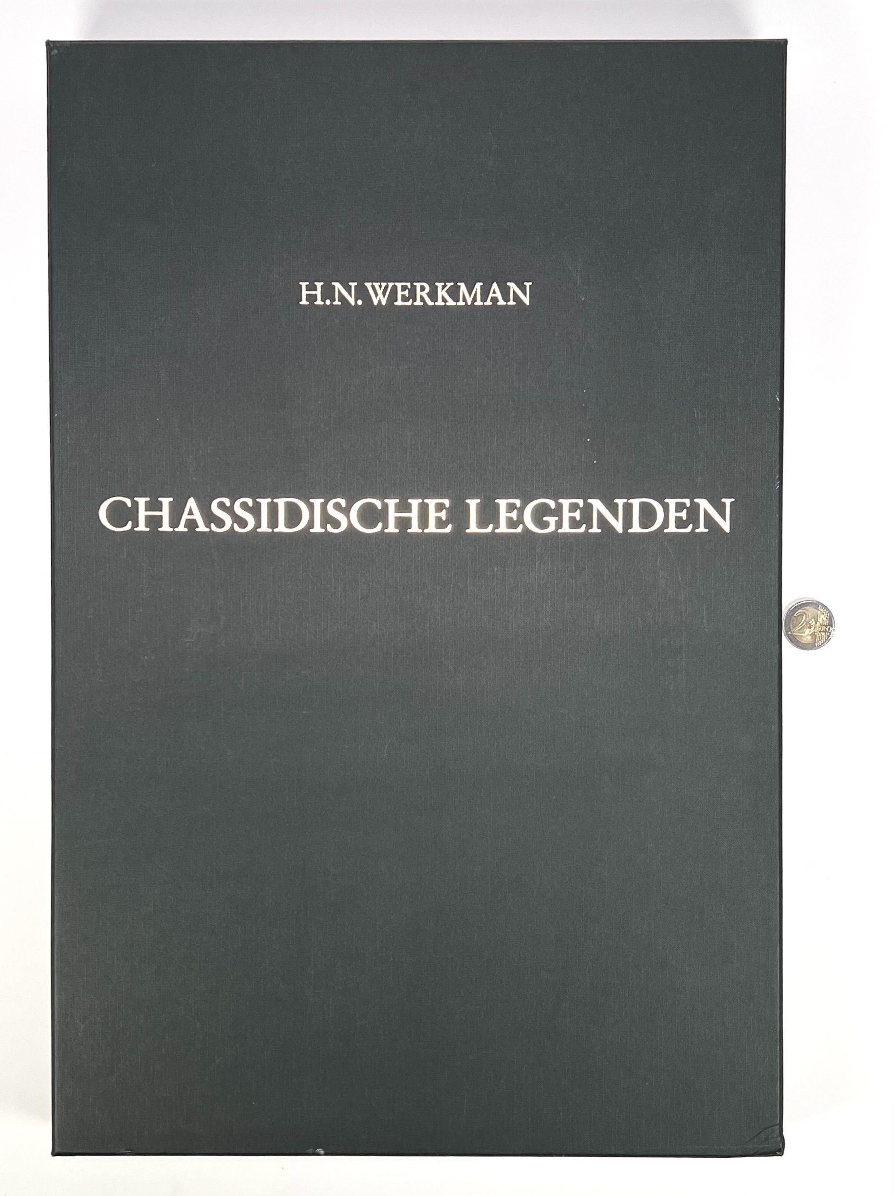 Artwork by Hendrik Nicolaas Werkman, Facsimile van de Chassidische Legenden van H.N. Werkman in box met teksten, Made of lithographs