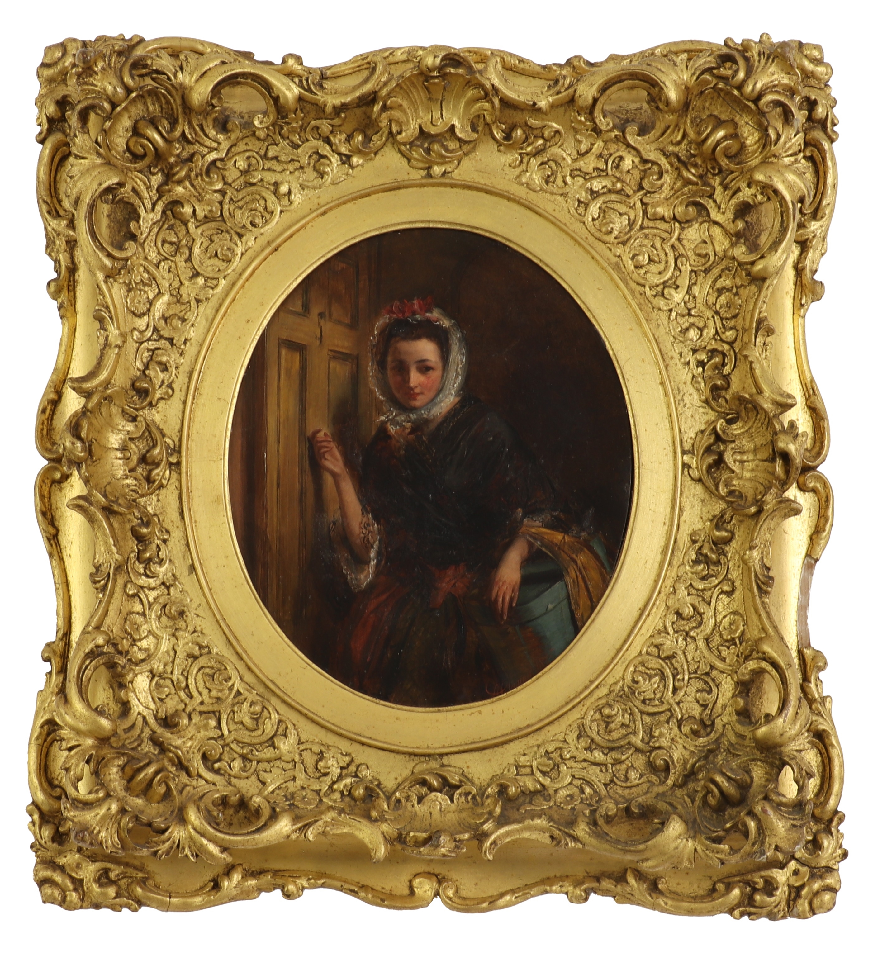 Abraham Solomon, Portrait de la Comtesse Eugénie de Montijo (future  Impératrice Eugénie) (1846)