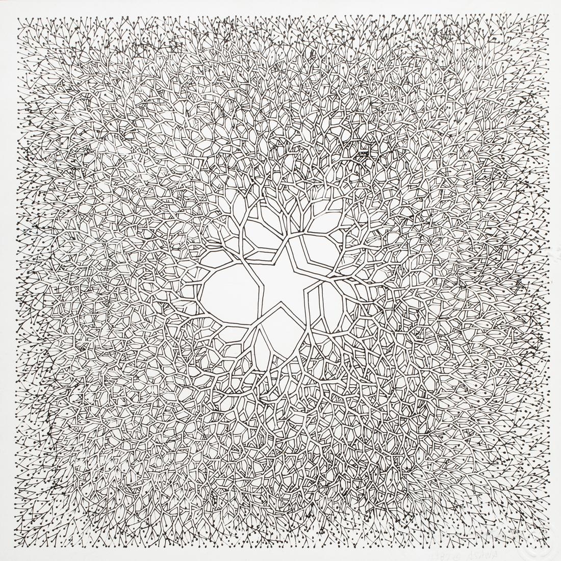 Artwork by Ruth Asawa, Desert Star, Made of offset lithograph