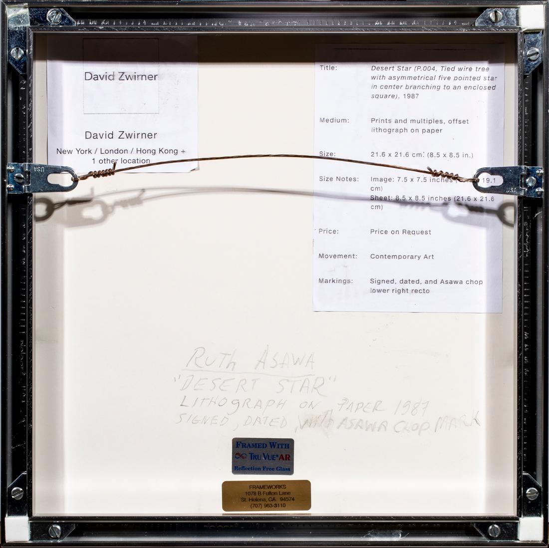 Artwork by Ruth Asawa, Desert Star, Made of offset lithograph