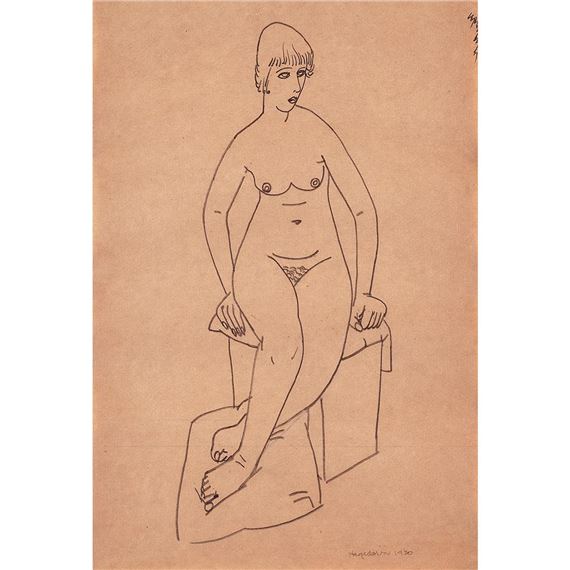 Studio Nude by Edward Hagedorn, 1930