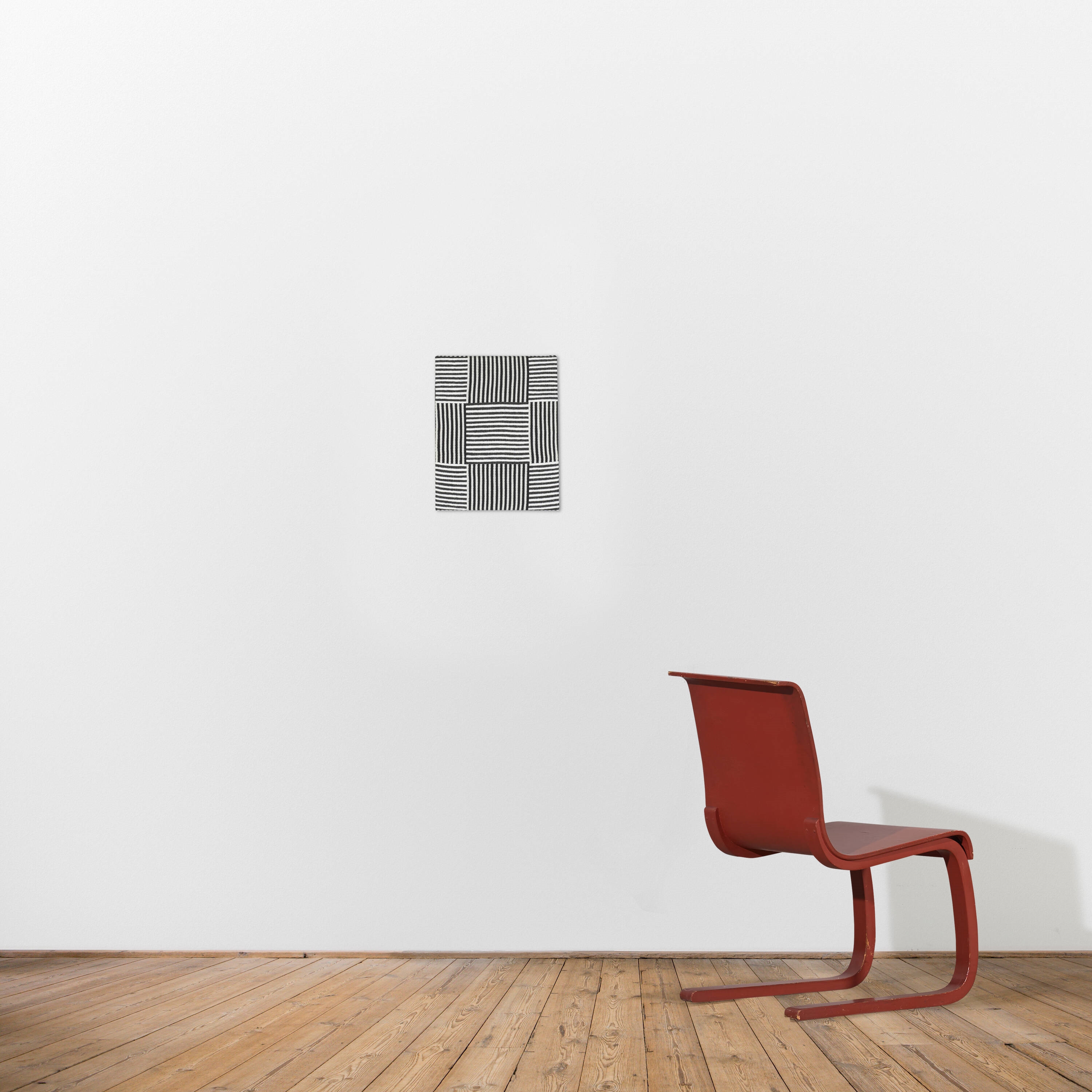 Artwork by Samantha Bittman, Untitled, Made of acrylic on handwoven textile