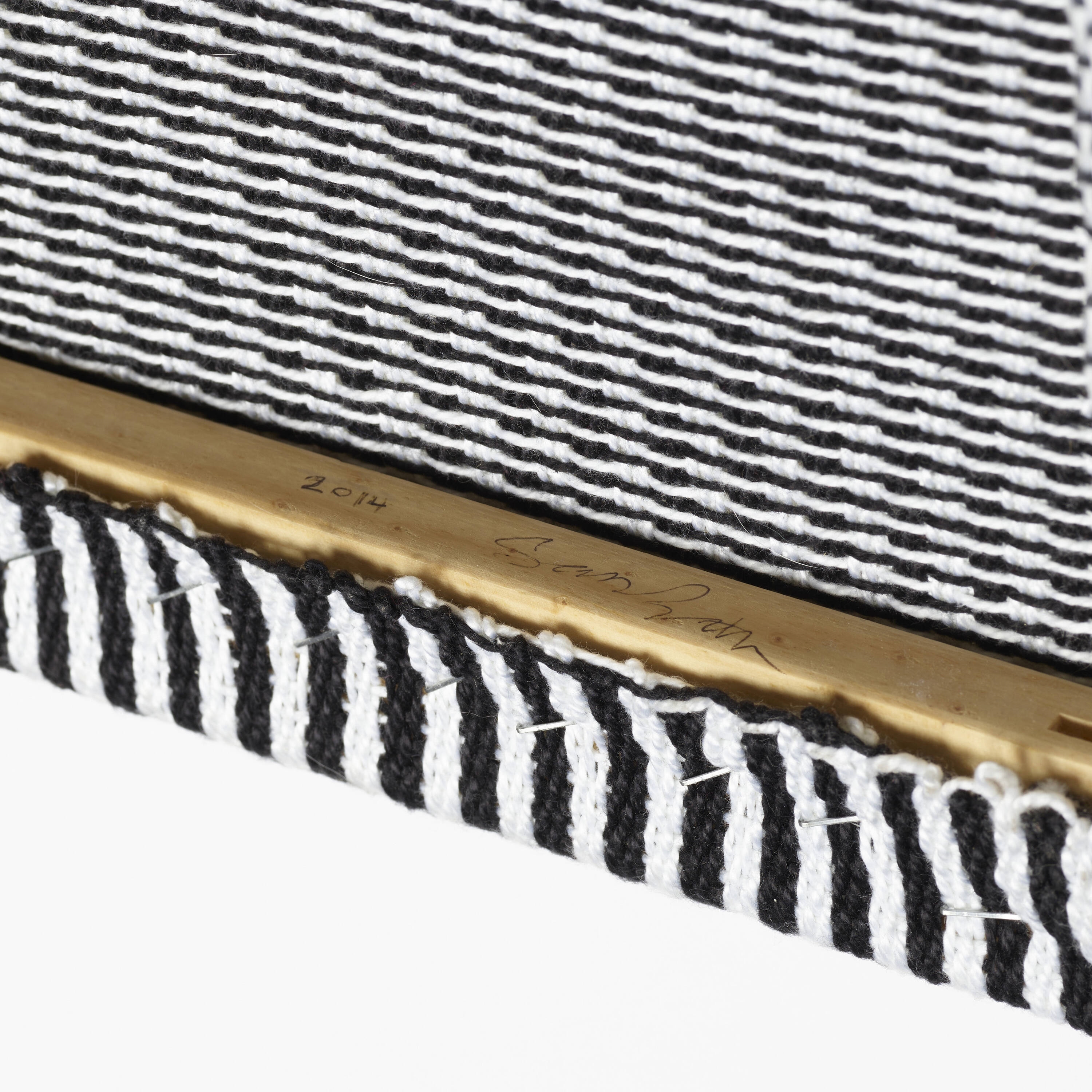 Artwork by Samantha Bittman, Untitled, Made of acrylic on handwoven textile