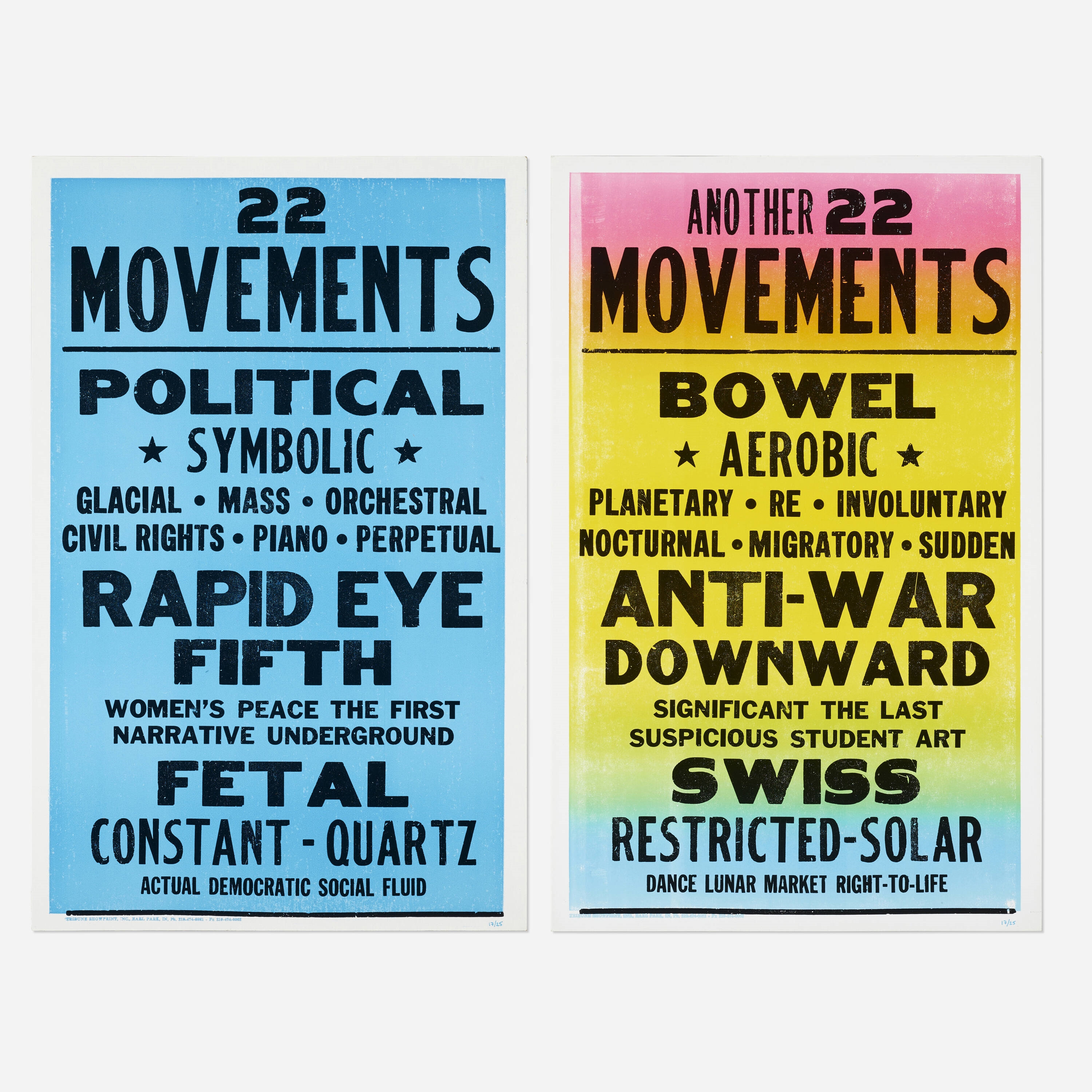 44 Movements (diptych)