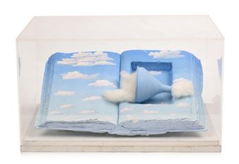 Plaster Sculpture of Book - Bruce Bacon