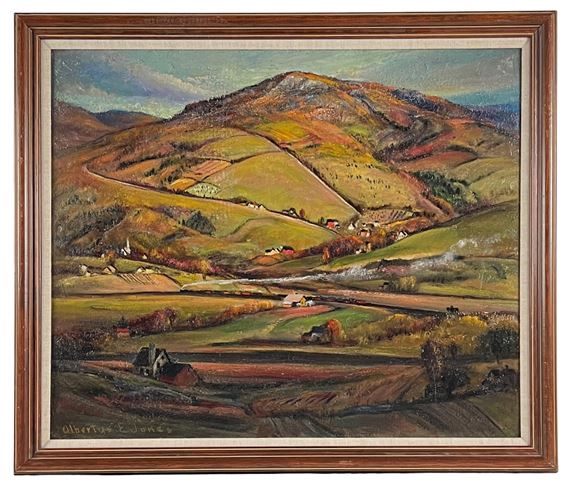 New England Landscape with Farm - Albertus Eugene Jones