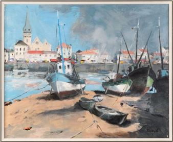 Hafenansicht von Saint-Gilles-Croix-de-Vie - Paul Loskill