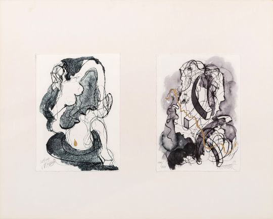 Ohne Titel (abstrakte Kompositionen)