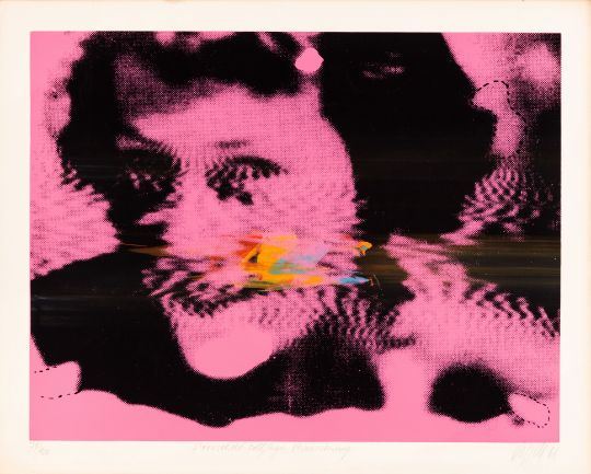 'Fernseh dé-coll/age Verwischung'