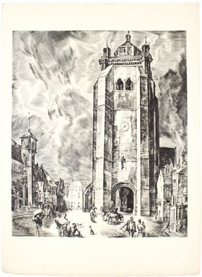 Albert Decaris | Dôle Cathedral | MutualArt