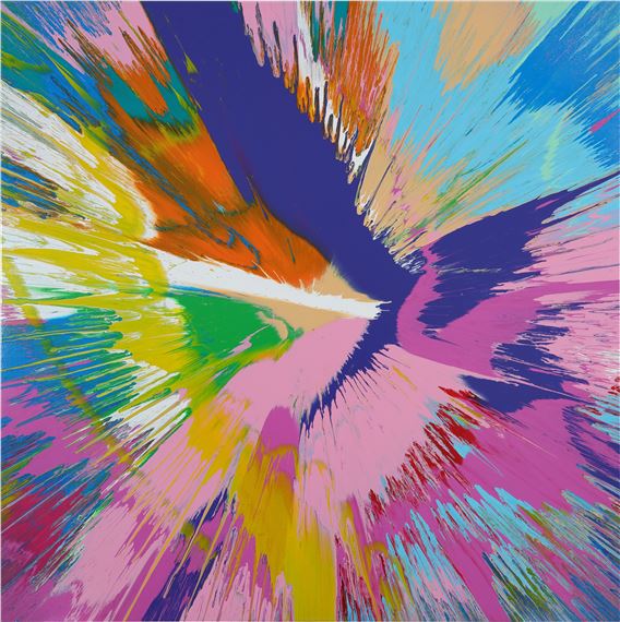 Damien Hirst | Beautiful Intuition Raspberry Ripple Officer Dibble High ...