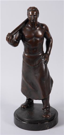 Der Schmeid mit Hammer, 1928 - Carl Stock