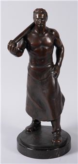 Der Schmeid mit Hammer, 1928 - Carl Stock