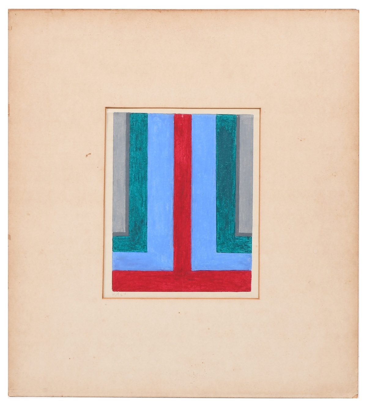 Howard Mehring | Color Field Study (64) | MutualArt
