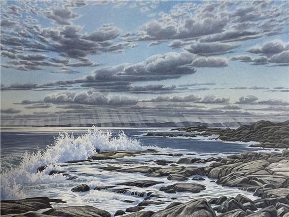 SHINE AND SURGE, SOUTH SHORE NOVA SCOTIA by Alice Reed