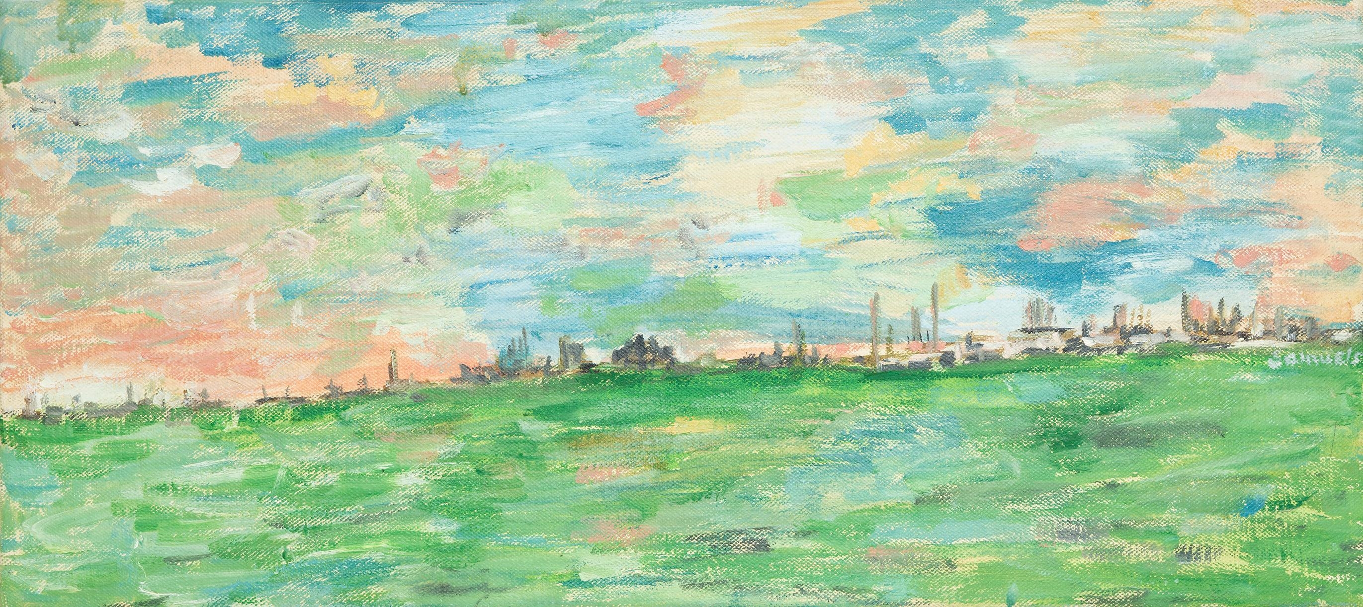 Artwork by Clara Samuels, Untitled - Horizon, Made of Acrylic on canvas