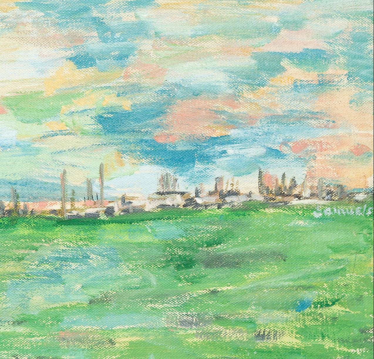 Artwork by Clara Samuels, Untitled - Horizon, Made of Acrylic on canvas