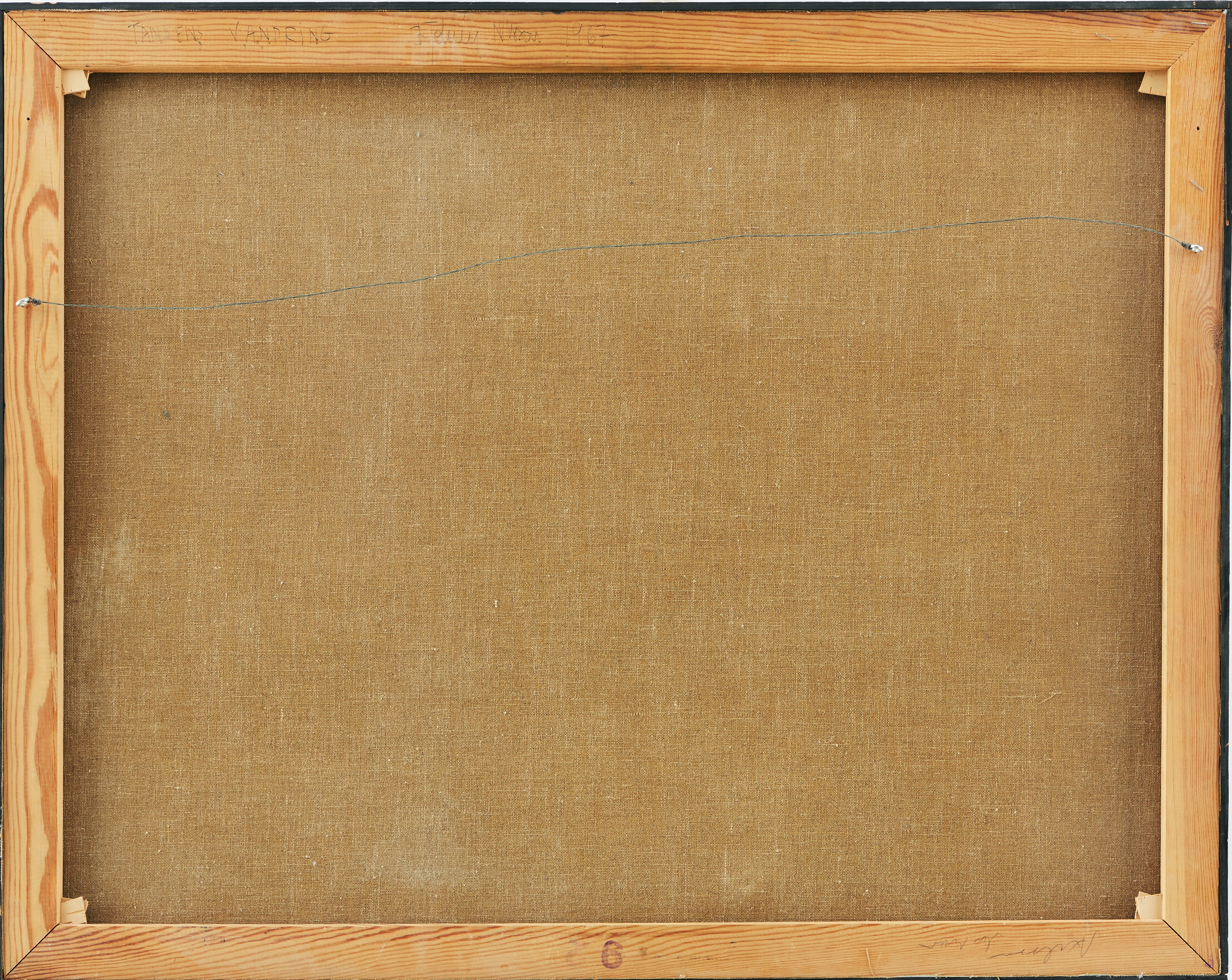 Artwork by Bert-Johnny Nilsson, Tankens Vandring, Made of Oil on canvas