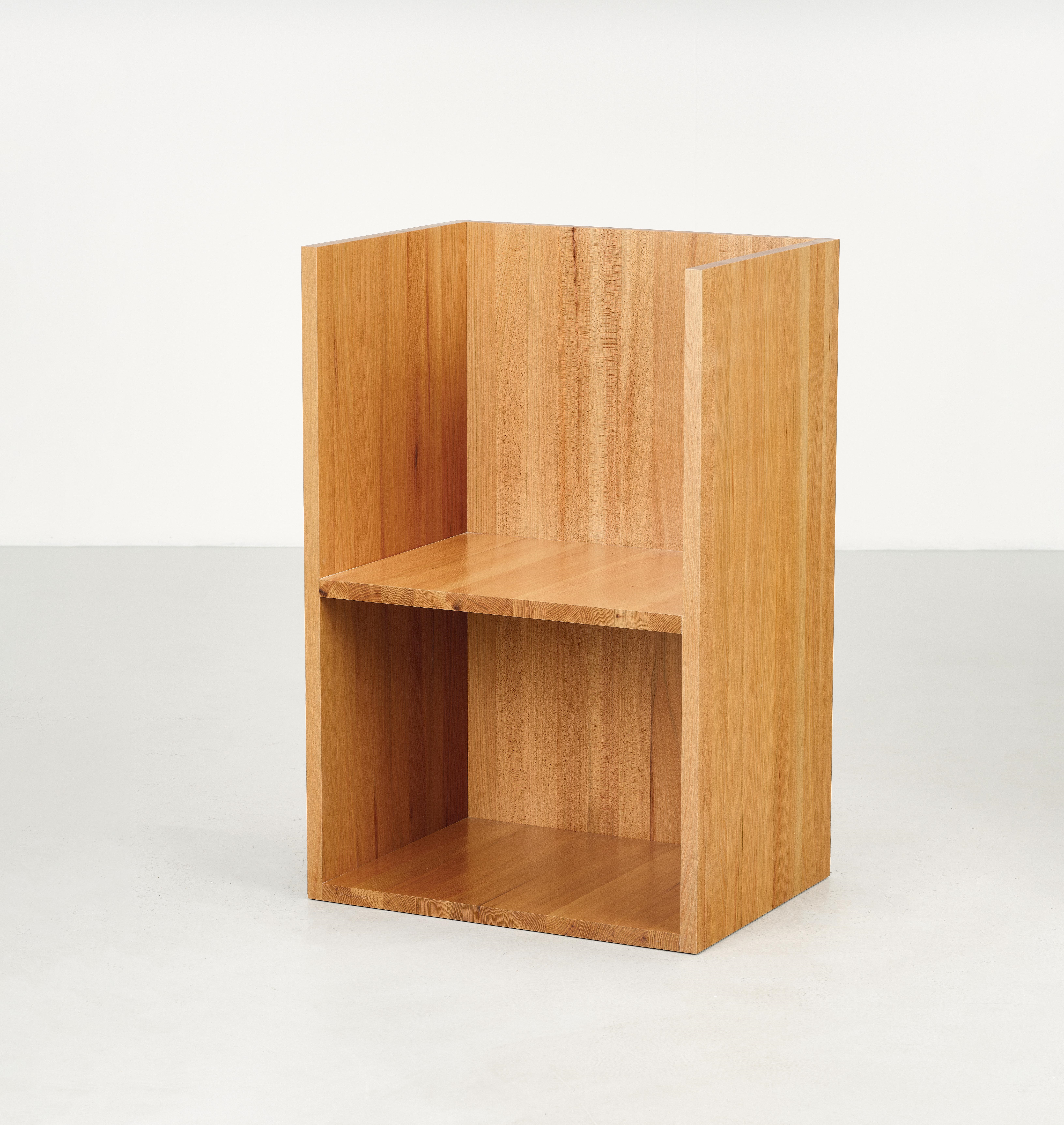 Artwork by Peter Wigglesworth, A rare armchair mod. AC.2, Made of plywood and wood