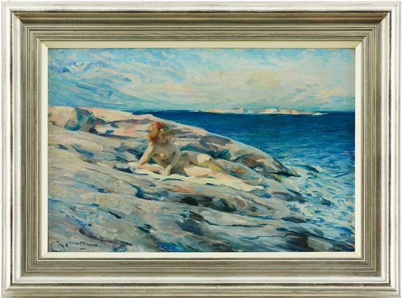 Naken modell, Hallskären by Helmer MasOlle