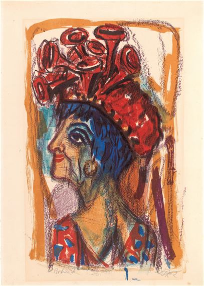 Contessa by Otto Dix, 1962