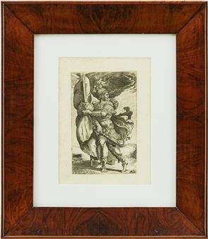 The Flagbearer on Foot (Der Standarten-Träger) - Giovanni Battista Mantovano