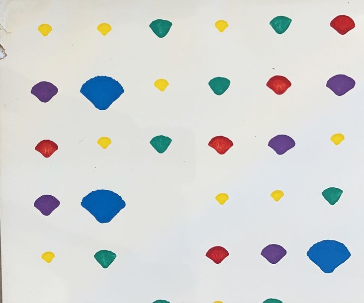 Artwork by Christian de Cambiaire, Abstraction, Made of Oil on paper