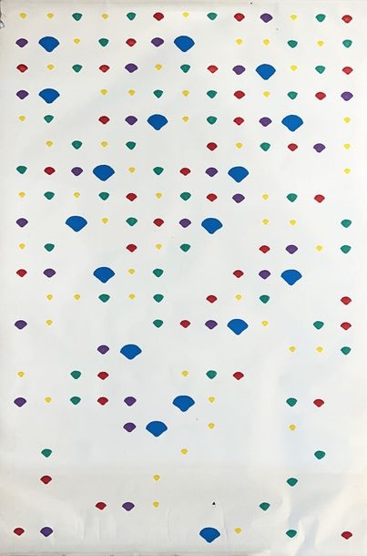 Artwork by Christian de Cambiaire, Abstraction, Made of Oil on paper