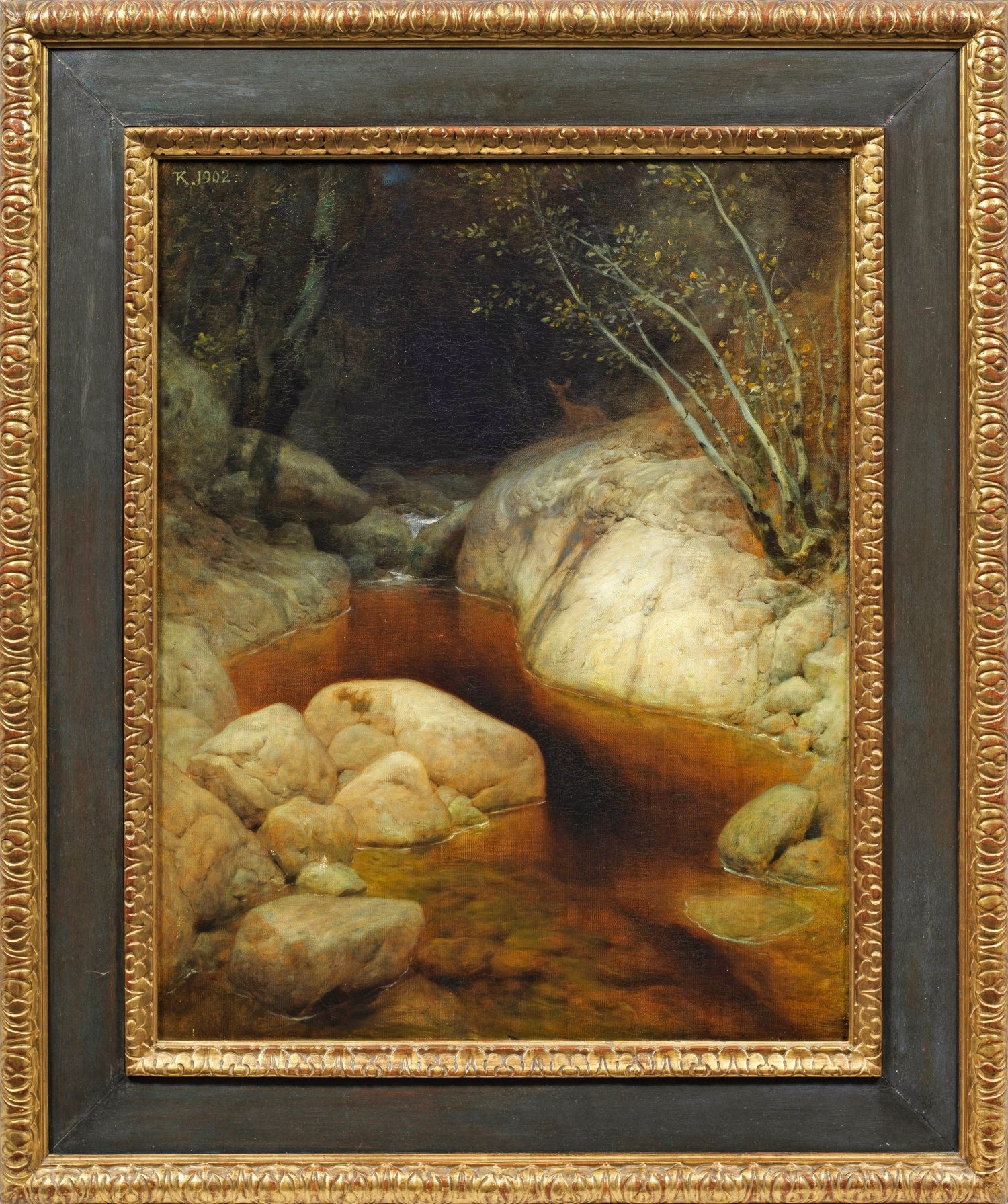 Ferdinand Keller Path Through a Forest (Circa 1901) MutualArt