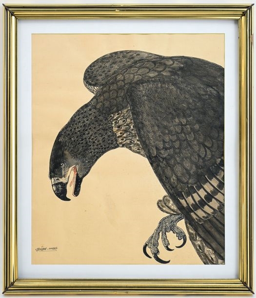 Artwork by Gasset-Ousset Hélène, Aigle, Made of Watercolor