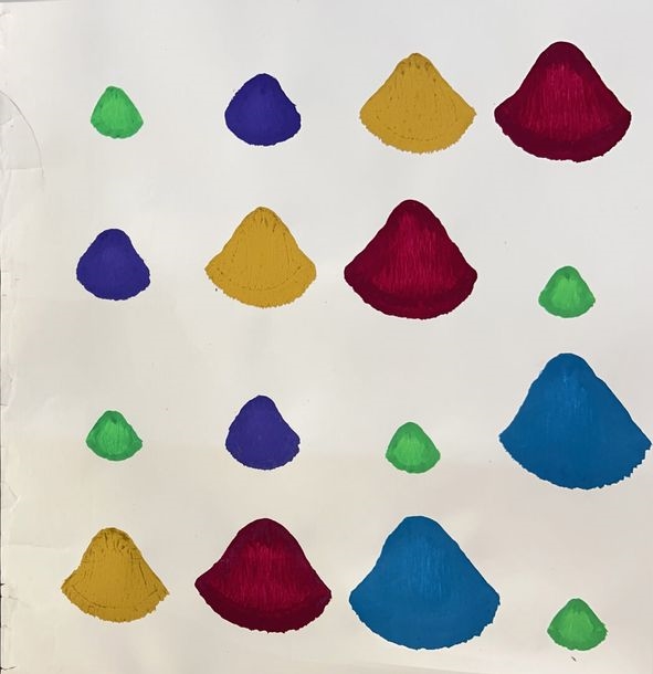 Artwork by Christian de Cambiaire, Abstraction, Made of Oil on paper