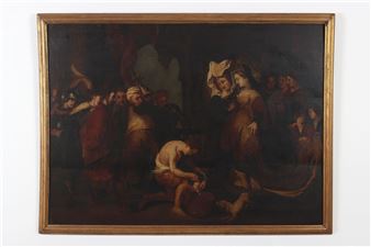 OIDENTIFIERAD KONSTNÄR, KOPIA EFTER PETER PAUL RUBENS - J.E. Hammel