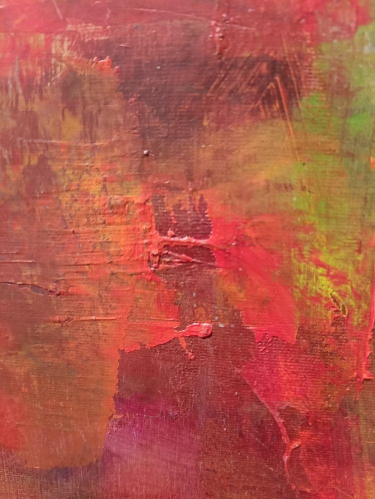 Artwork by Ihor Panchuk, The girl in the fog, Made of oil and acrylic on canvas