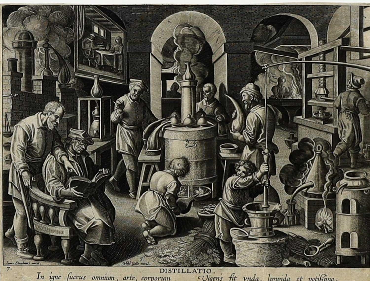 Distillatio by Philip Galle