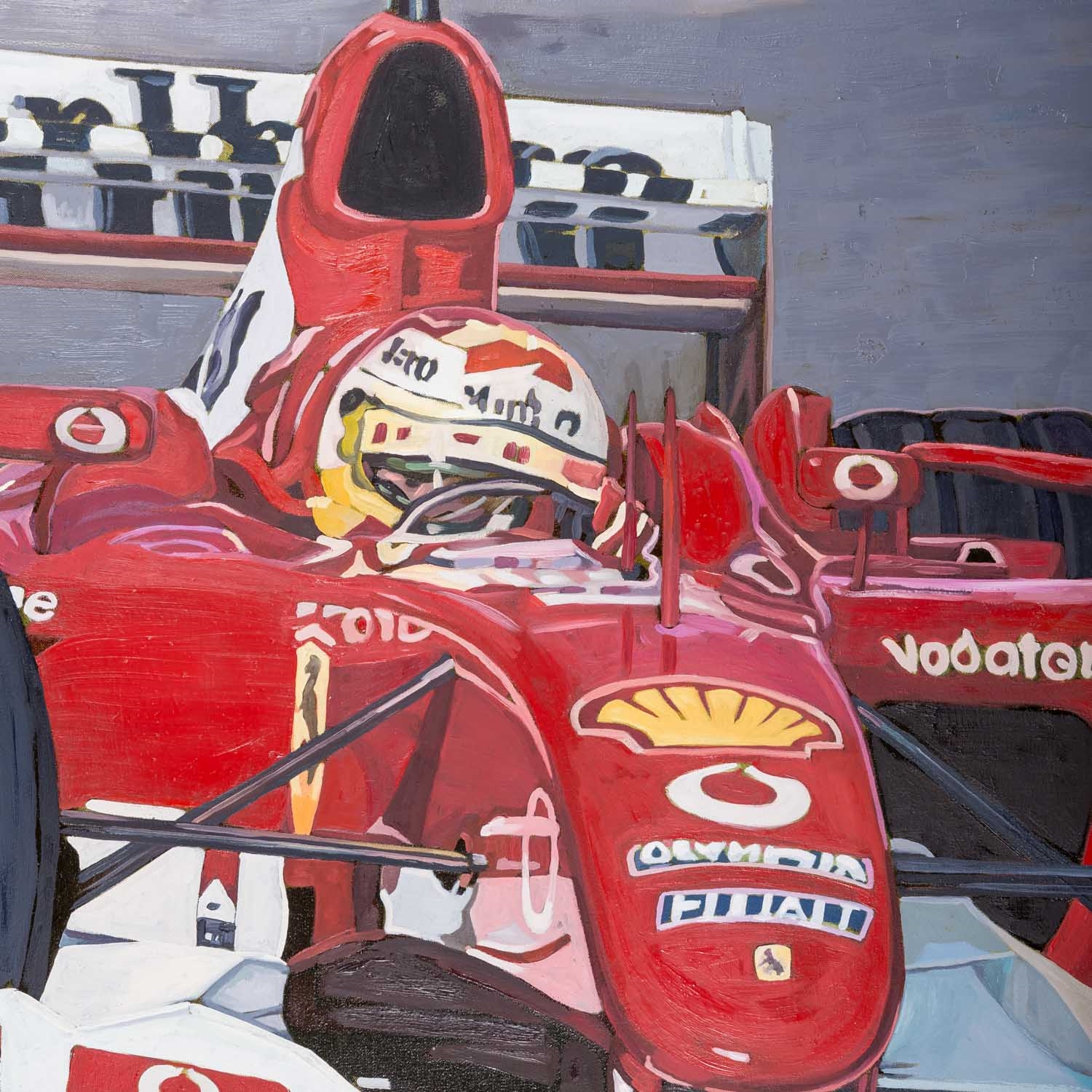 Artwork by Peter Oskar Käser, "Testdrive I", Made of oil / canvas