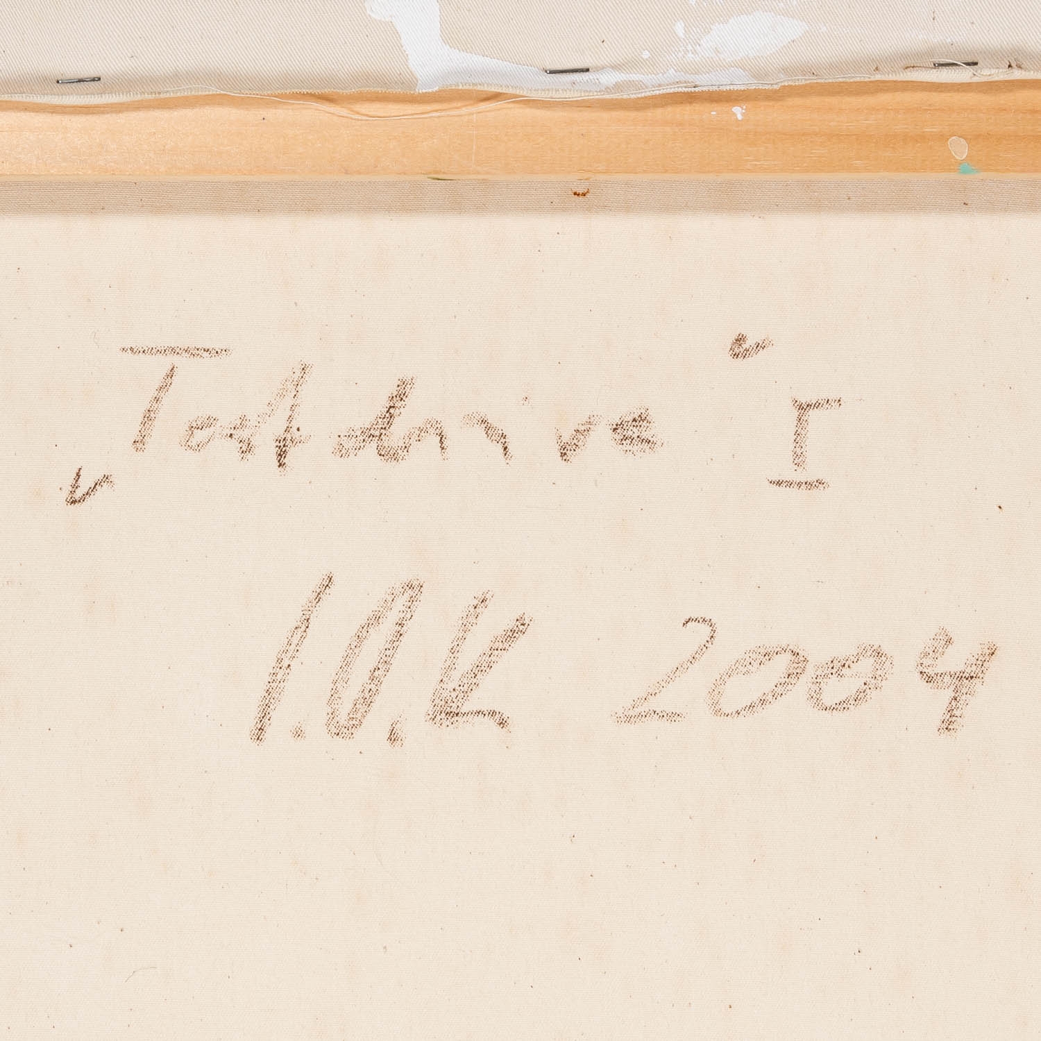 Artwork by Peter Oskar Käser, "Testdrive I", Made of oil / canvas