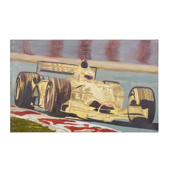 "Mercedes Formel-1-Rennwagen" by Peter Oskar Käser, 1995